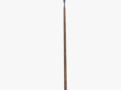 Simple spear Free low-poly 3D model