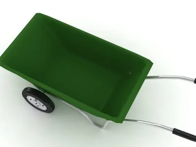 Wheel Barrow 3D model get