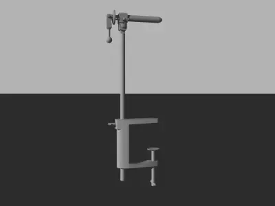Fly Tying Vise Free 3D model