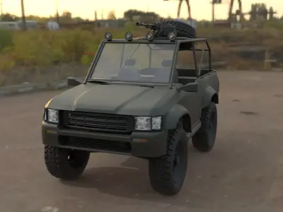 hilux truck 3D model