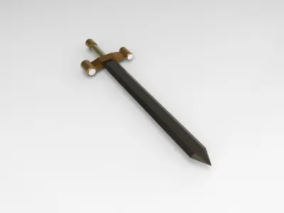 Sword type F 3D model