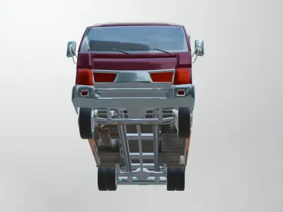 Truck Low-poly 3D model