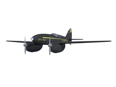 de Havilland DH88 Comet 3D model purchase
