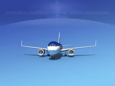 Boeing 767-300 Lan Chile 3D model