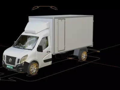 Nissan NV 400 Cargo Truck 3D model