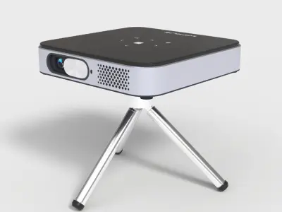 MINI PROJECTOR WITH ANDROID TV Low-poly 3D model