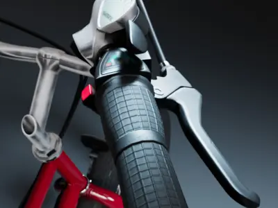 Tandem E-Bike 3D model