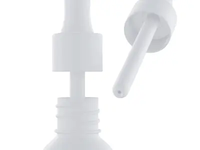 Dropper Bottle with Rubber Bulb 3D Model 3D model