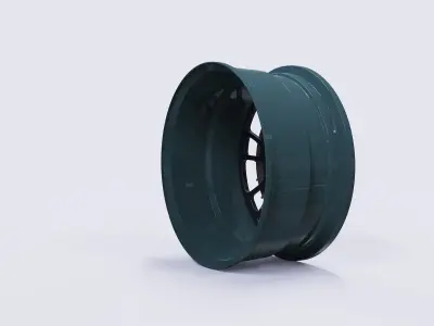 Rims aero green 3D model