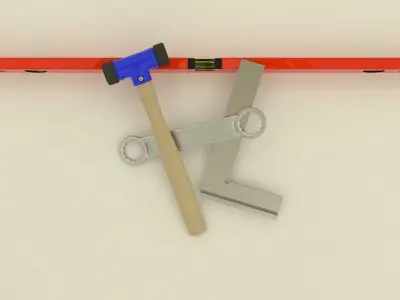 Level tools 3D model