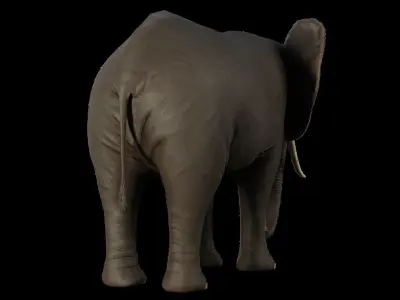 Animal Elephant Low-poly 3D model