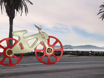 A Model Bike 3D model