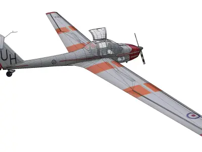 Grob G 109 Low-poly 3D model