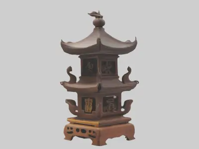 Taoist incense holder  3D model