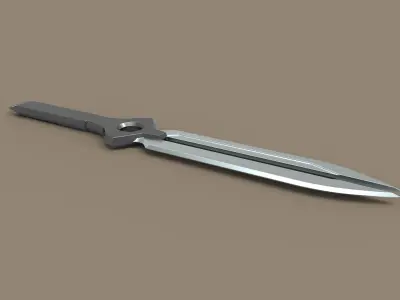 Dagger from the Darker than black  3D model