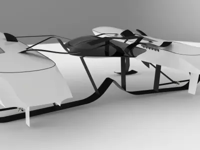 SeaLine hovercraft Free 3D model