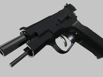 Bren Ten 10mm PBR Low-poly 3D model