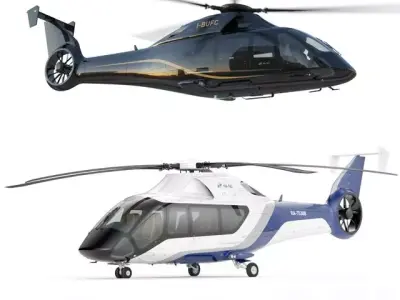 Helicopter 3D model from CGTrader - Textured