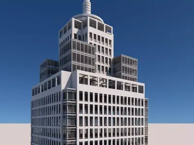 Skyscraper 021 3D model