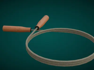 Jump Rope Low-poly 3D model purchase