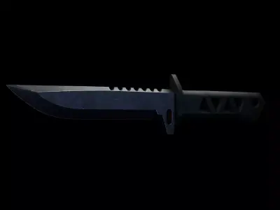 Low Poly Tactical Knife Game Ready Low-poly 3D model