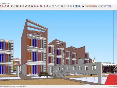 Sketchup Kindergarten B1 3D model
