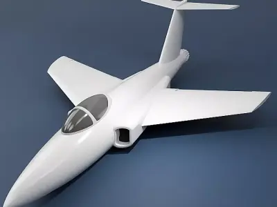 3d printable jet 3d model 3D print model