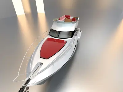 Yacht Boat 3D model