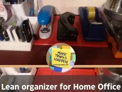 LEAN ORGANISER FOR HOME OFFICE Free 3D print model