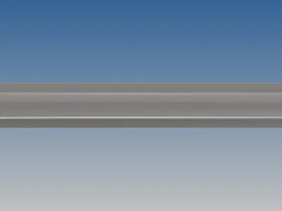 British Standard-EN13674 49E3 rail 3D model