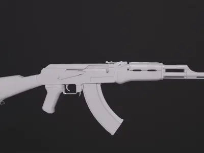 AK-47 Free 3D model get