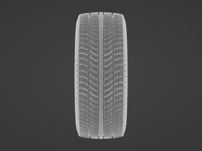 Offroad Vehicle Tire DUTIRE WPT-6 3D model