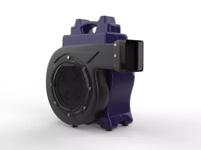 Modern Handheld Industrial Electric Leaf Blower Machine 3D model