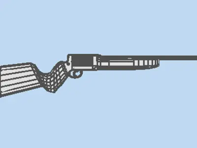 Revolver - Rifle Type 1 3D model