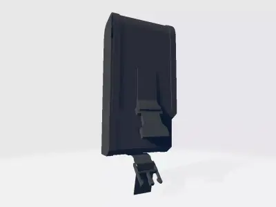 Plexus Big Right Pouche Bag Low-poly 3D model