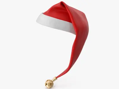 Christmas Hat with Bell v2 3D model