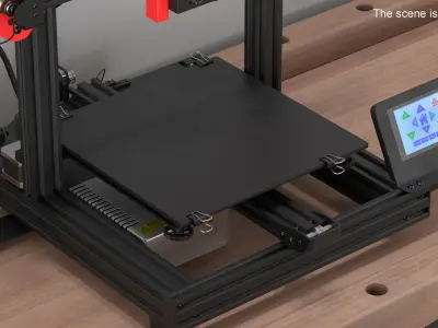 Dual Color 3D Printer 3D model