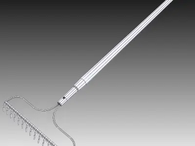 Big Rake 3D model