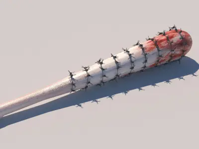 Death Sticky Baseball  Free 3D model
