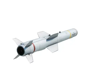 AGM-84 Harpoon Anti-ship Missile AGM84 3D model