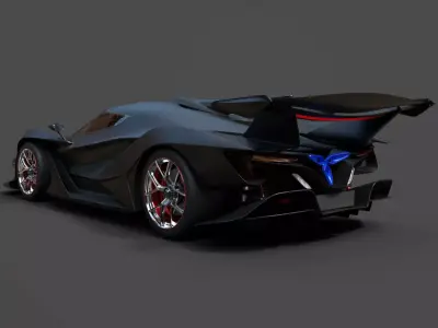 Apollo IE Hyper Detailed Carbon Fiber Masterpiece 3D model
