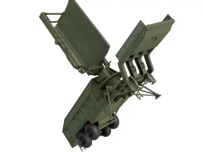 36D6M1-1 mobile radar 3D model
