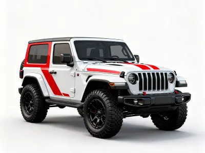 Off-Road Adventure Jeep 3D Model Low-poly 3D model