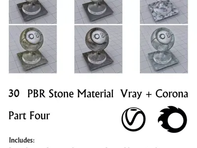 30 PBR Stone Material Part 4 Texture