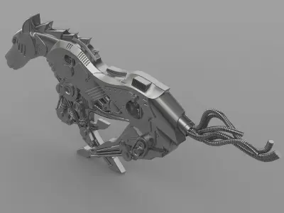 iron horse 3D model