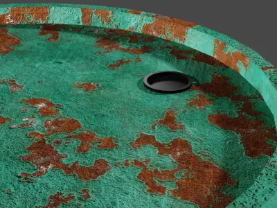 Old Barrel Free 3D model purchase