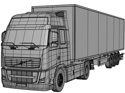Heavy vehicle truck 3D model