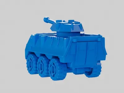 Lego Toy Tank 3D model