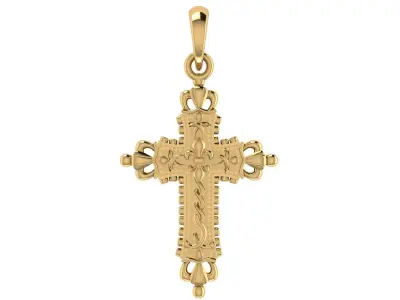 CROSS PENDANT CR194 3D print model