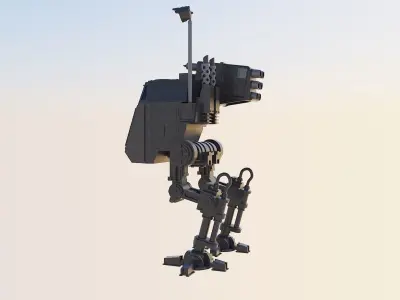 Support Sentinel with Missile Pod  3D model